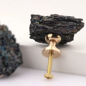 AS-0227 | หินธรรมชาติแท้ ฐานทองเหลือง