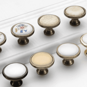 ปุ่มจับเซรามิก C-1007 Series ดีไซน์คลาสสิก สำหรับตู้และเฟอร์นิเจอร์