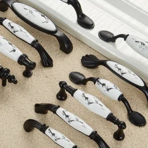 C-1026 Series | มือจับเฟอร์นิเจอร์เซรามิกลายหมึกจีน