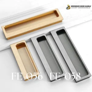 FE-056 – FE-058 | มือจับบานเลื่อนฝังพรีเมียม สำหรับงานบิลท์อิน