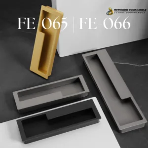 FE-065 – FE-066 | มือจับฝังอลูมิเนียมอัลลอย สำหรับลิ้นชัก/บานตู้