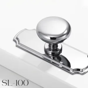 SL-100 | ปุ่มจับดีไซน์คลาสสิก ฐานเพลท โครเมียมเงา