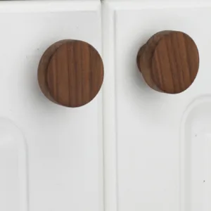 CR–0006 - CR–0007 | มือจับไม้แท้ทรงกลม ดีไซน์มินิมอล