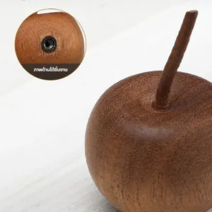 RG–0008 มือจับไม้แท้ทรงผลไม้ ดีไซน์น่ารัก สไตล์ธรรมชาติ