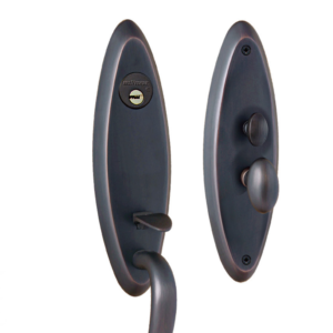 W01A มือจับประตูทางเข้าทองเหลืองแท้