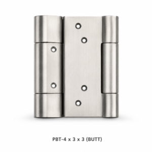 PBT-4×3×3 บานพับบานพับผีเสื้อ สำหรับความหนาประตู 50 มม.