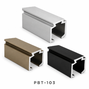 PBT-103 รางสไลด์แบบร่องปิด