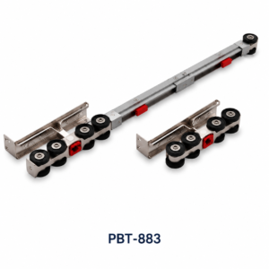 PBT-883 ลูกล้อร่องเว้า พร้อมระบบกันกระแทกคู่ มีให้เลือก 2 แบบ
