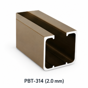 PBT-314 รางทรงสี่เหลี่ยม มี 2 ขนาดให้เลือก