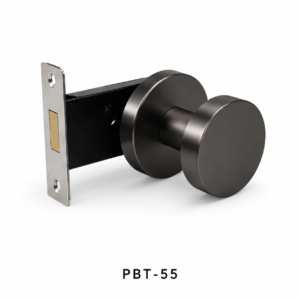 PBT-55F ชุดล็อกประตูซ่อน พร้อมหัวลูกบิดทรงกระบอก
