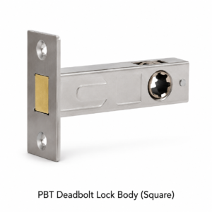 PBT-DB ตลับล็อก แบบเดทโบลท์ ทรงสี่เหลี่ยม